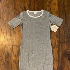 Fitted MIDI Striped Dress (Never Worn!)